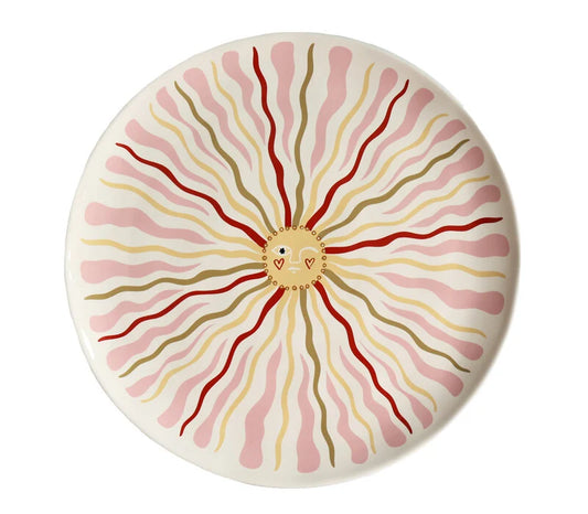 All the Luck in the World - Plate Pink Sun