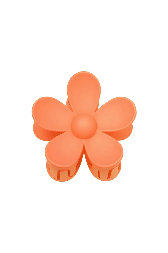 Haarclip bloem - Oranje