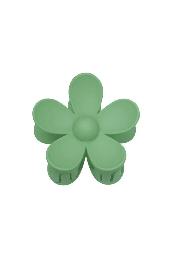 Haarclip bloem - Groen