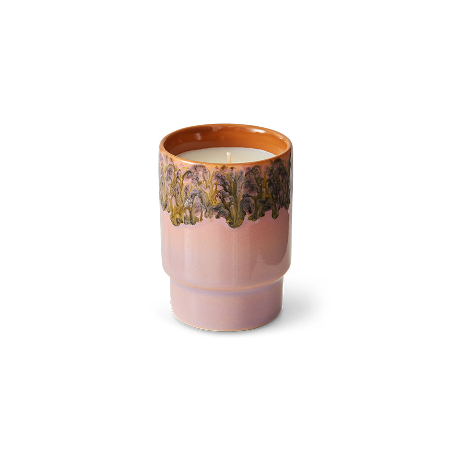 70s ceramics small scented candle - Miami