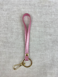 Sleutelhanger - Lichtroze metallic