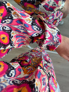 Kimono jasje - Roze/oranje