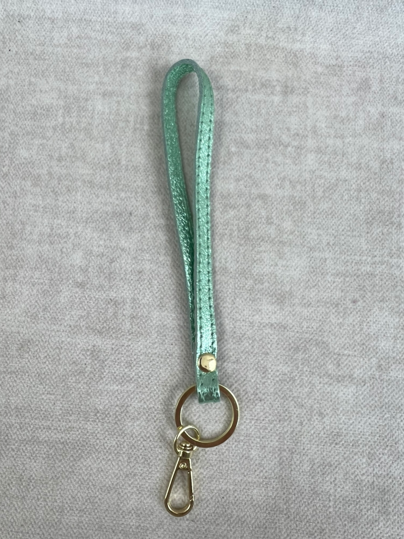 Sleutelhanger - Mintgroen metallic