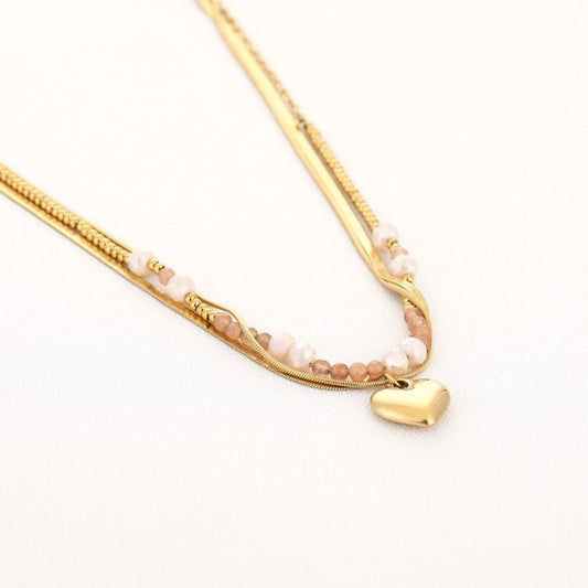 Ketting Palma - Bruin/Beige