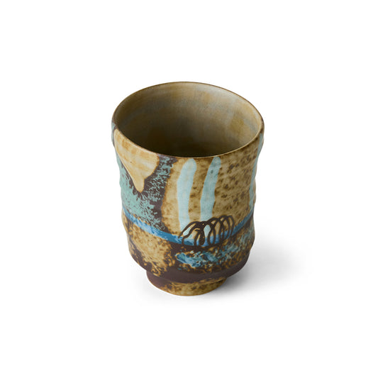 Hkliving Artist ceramics - Coffee mug Scratched