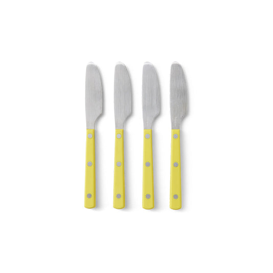 Hkliving 70s cutlery - Butter knives lemon (set of 4)