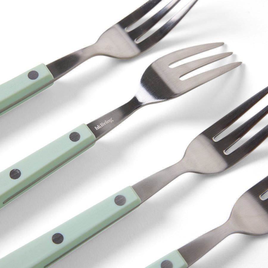 Hkliving cutlery - Dessert forks mint (set of 4)