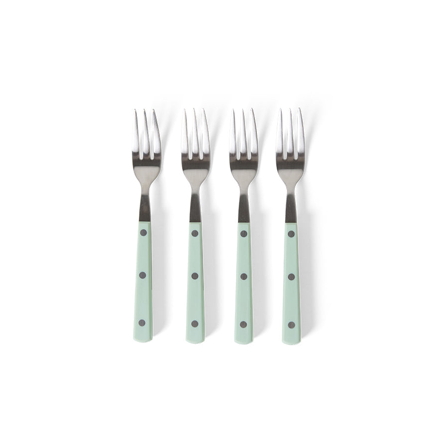Hkliving cutlery - Dessert forks mint (set of 4)