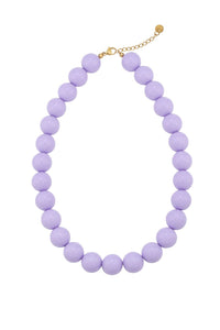Ketting kralen groot - Lila