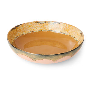 70s ceramics salad bowl - Sunflower