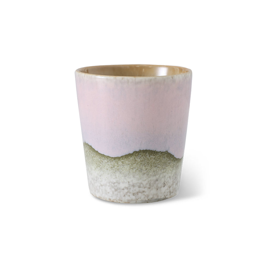 70s ceramics: coffee mug bramble