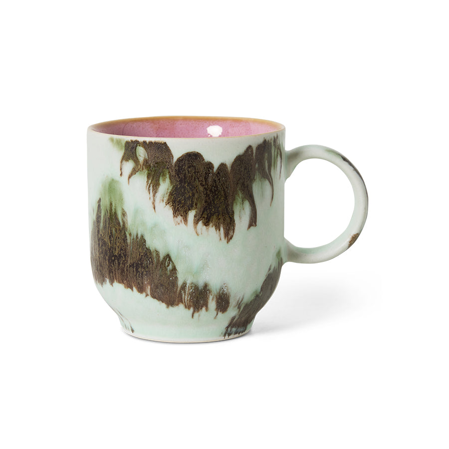 Hkliving 70s ceramics: café mug - Tide