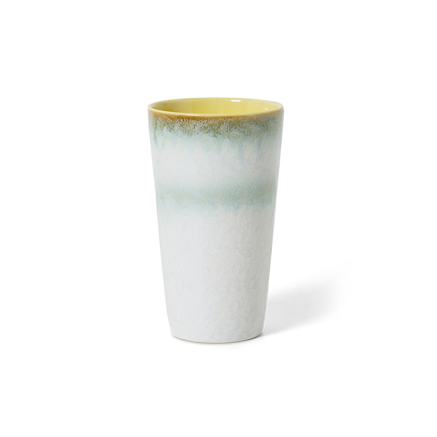 Hkliving 70s ceramics: latte mug - Petal