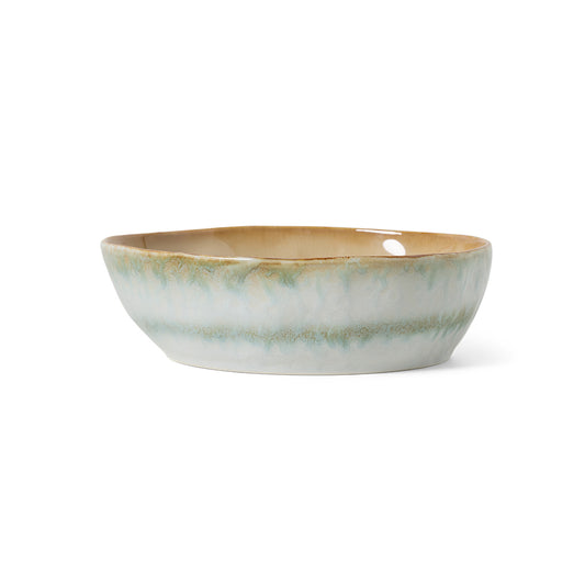 Hkliving 70s ceramics - Pasta bowls Petal (set of 2)