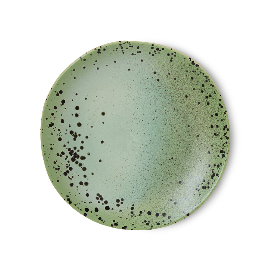 Hkliving 70s ceramics - Side plates Fleck (set of 2)