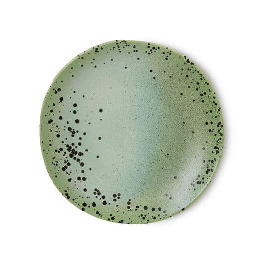 Hkliving 70s ceramics - Side plates Fleck (set of 2)