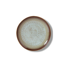 Afbeelding in Gallery-weergave laden, Hkliving 70s ceramics: dessert plates - contrast (set of 2)
