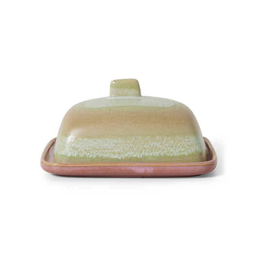 Hkliving 70s ceramics - Butter dish Skyline