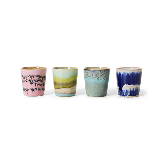 Hkliving 70s ceramics - Egg cups Vibrance (set of 4)