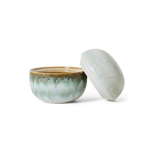 Hkliving 70s ceramics - Sugar pot Petal