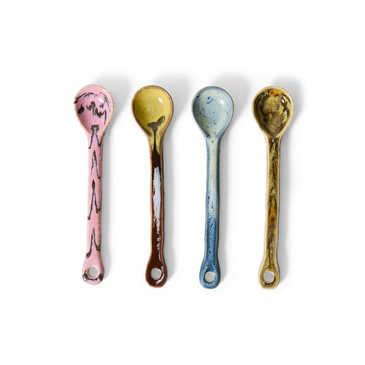 Hkliving 70s ceramics - Spoons M sketch (set of 4)