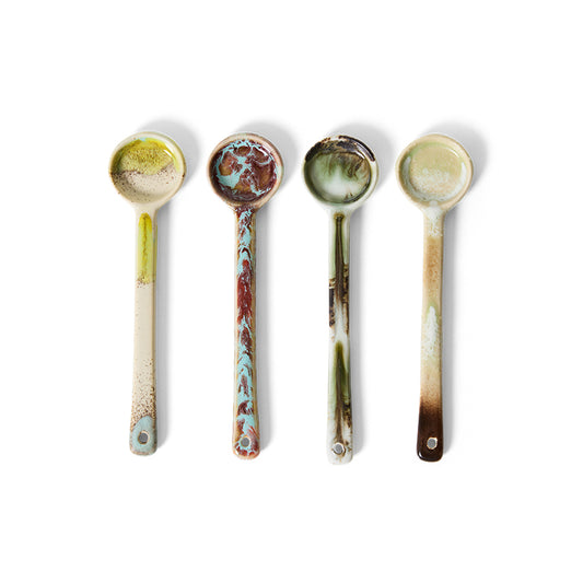 Hkliving 70s ceramics - Spoons M Blend (set of 4)