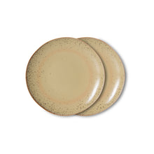 Afbeelding in Gallery-weergave laden, Hkliving 70s ceramics: dessert plates set - Grit
