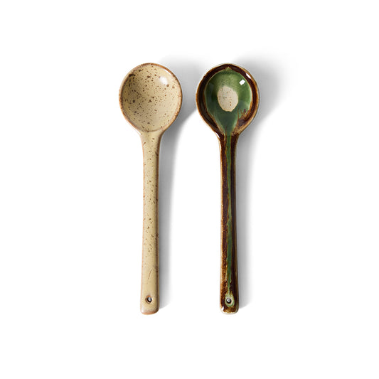 Hkliving 70s ceramics - Serving spoons Hills