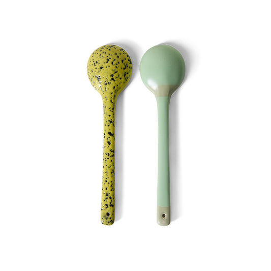 Hkliving 70s ceramics - Serving spoons Mines