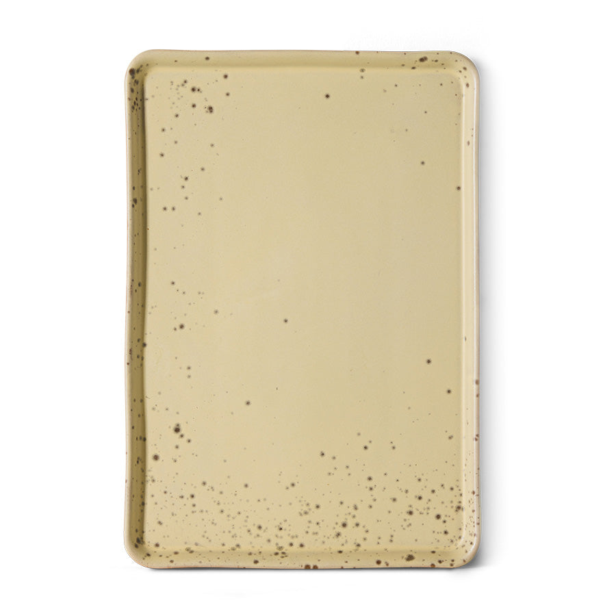 Hkliving 70s ceramics - Large tray Grit