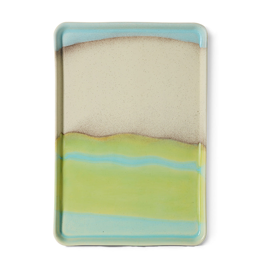 Hkliving 70s ceramics - Large tray Glint