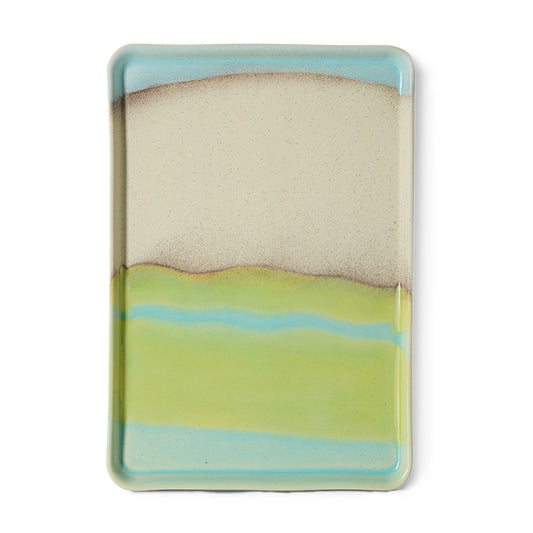 Hkliving 70s ceramics - Large tray Glint