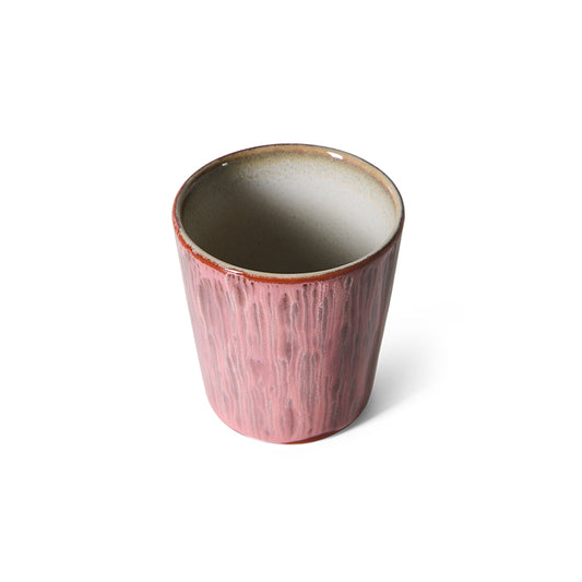 Hkliving 70s ceramics - Coffee mug Rhubarb