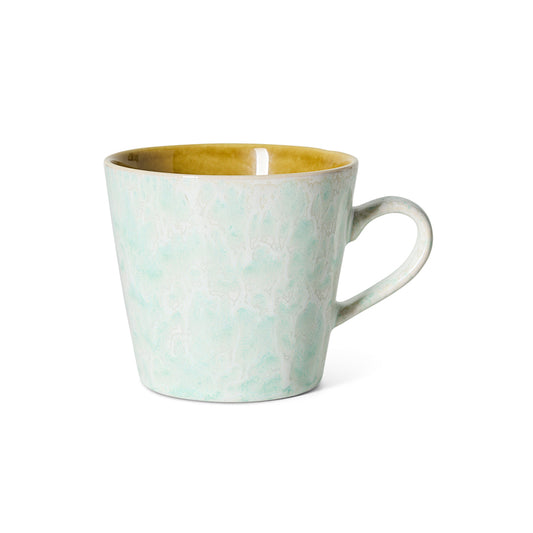 Hkliving 70s ceramics - Cappuccino mug, Lotus