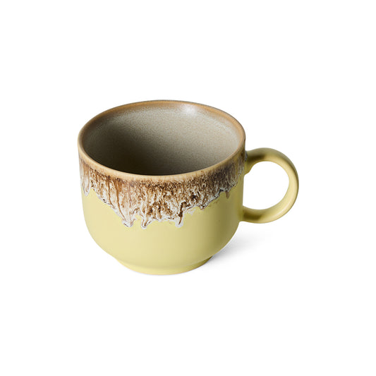 Hkliving 70s ceramics - Tea cup, Custard