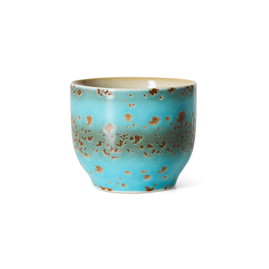 Hkliving 70s ceramics - Cafe cup, Aqua