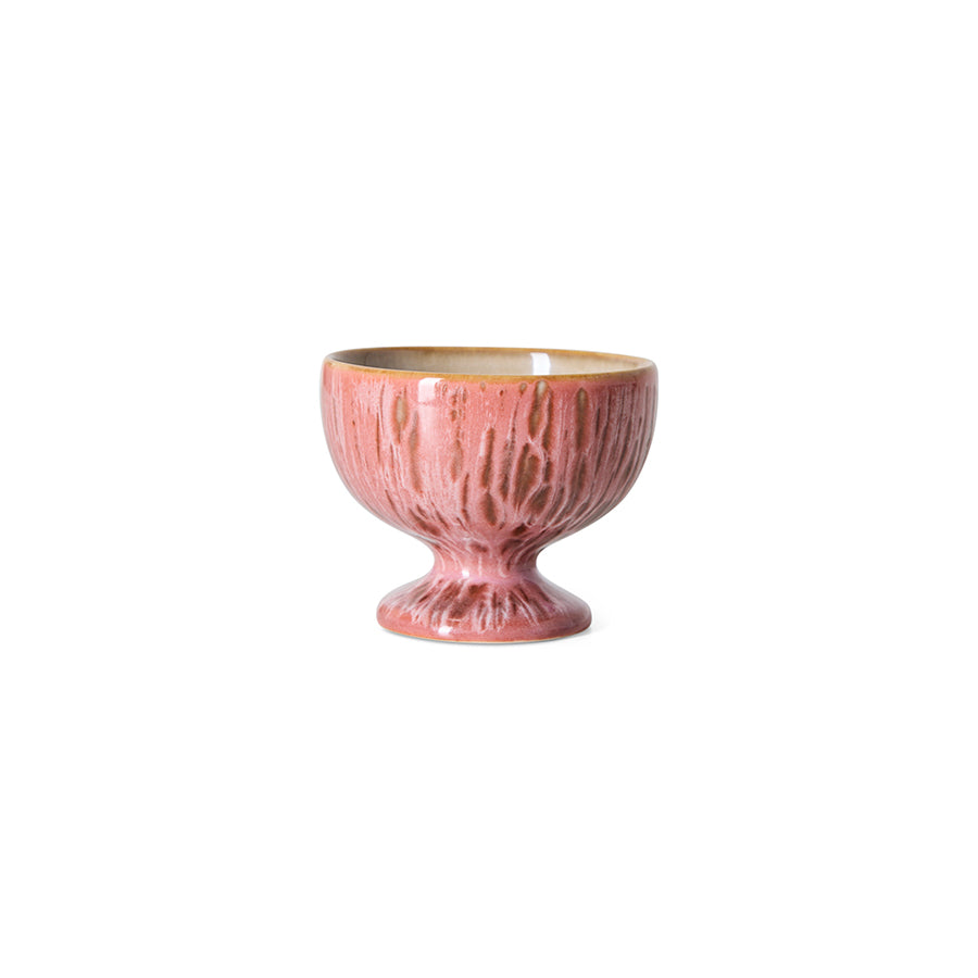 Hkliving 70s ceramics - Small coupe, Rhubarb