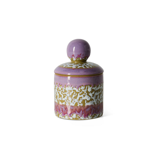 Hkliving 70s ceramics - Small storage jar, Deepsea