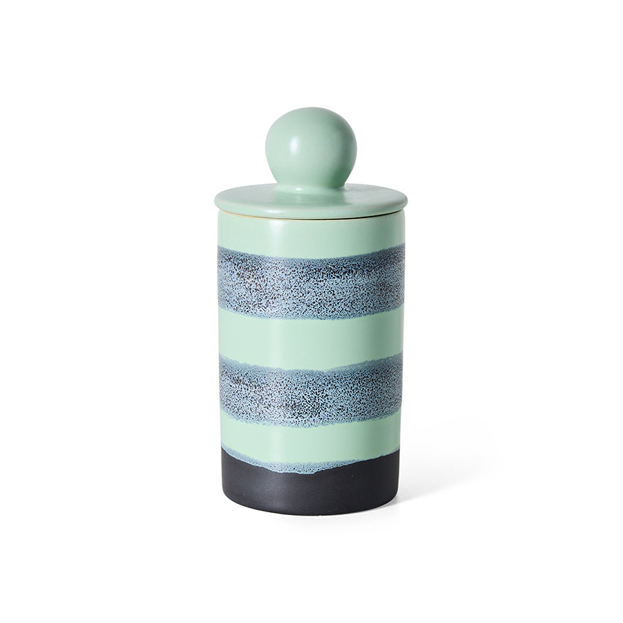Hkliving 70s ceramics - Medium storage jar, River