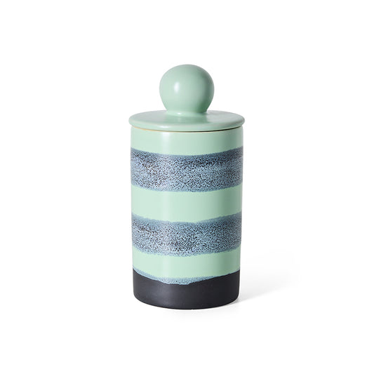 Hkliving 70s ceramics - Medium storage jar, River