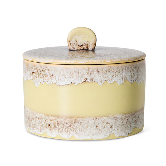Hkliving 70s ceramics - Cookie jar, Custard