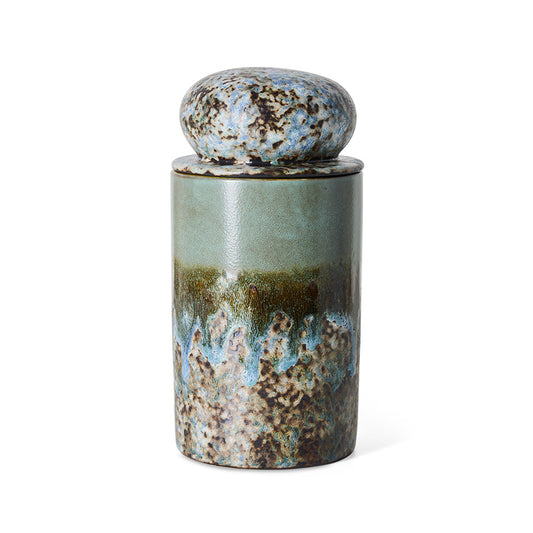 Hkliving 70s ceramics - Storage jar, Agave