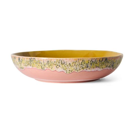 Hkliving 70s ceramics - Serving bowl Macaron