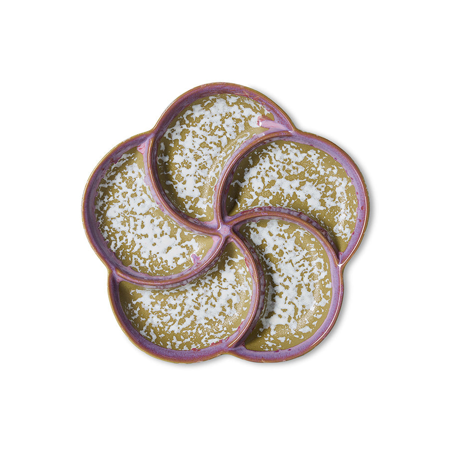 Hkliving 70s ceramics - Snack tray, Deepsea