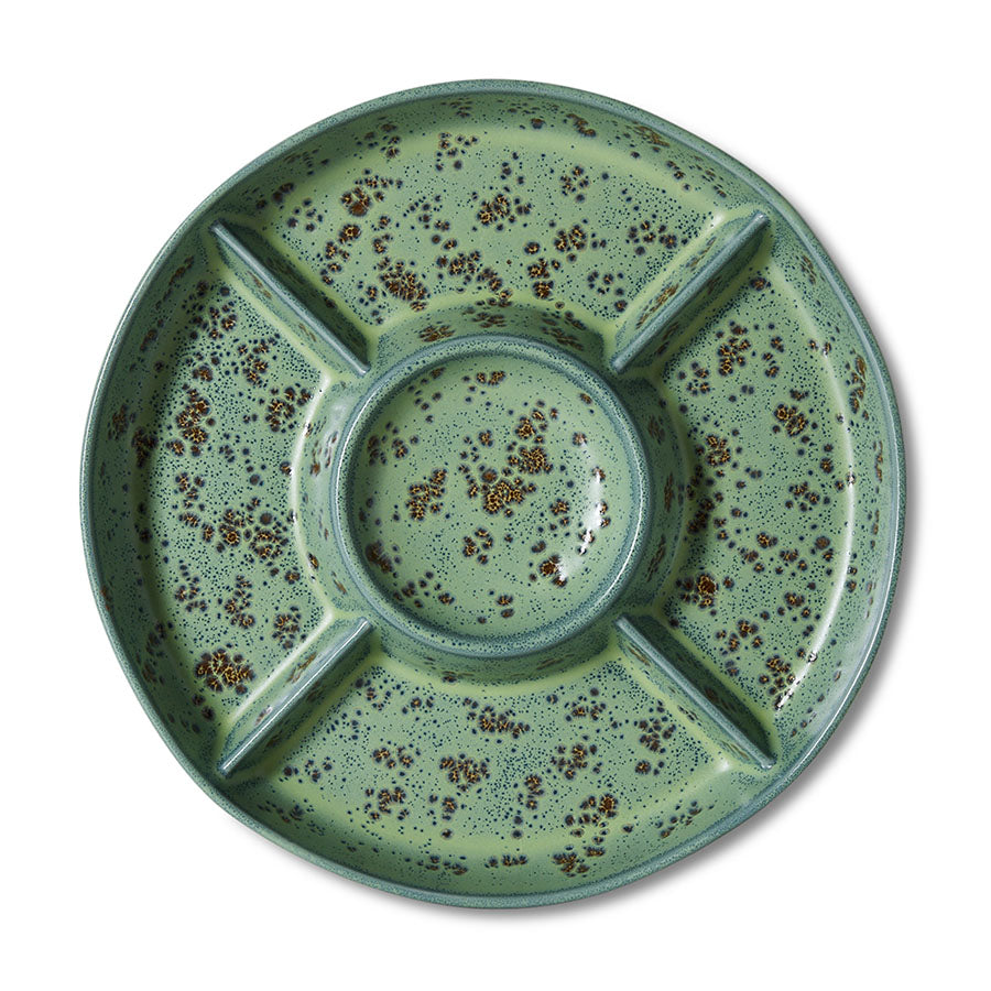 Hkliving 70s ceramics - Snack plateau, Minty