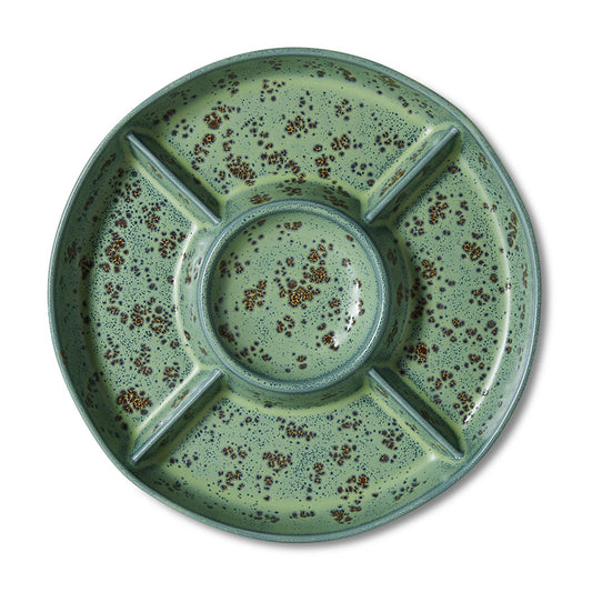 Hkliving 70s ceramics - Snack plateau, Minty