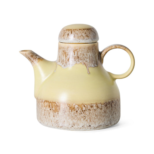 Hkliving 70s ceramics - Coffee pot, Custard