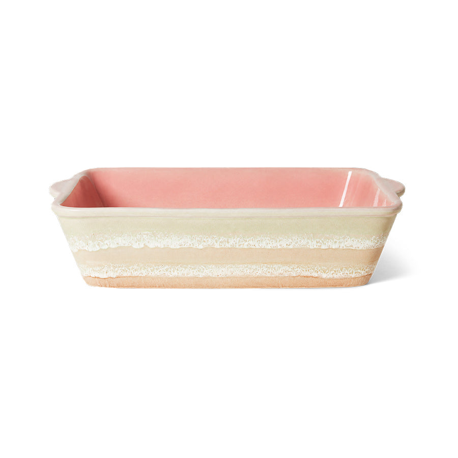 Hkliving 70s ceramics - Oven dish large, Umber