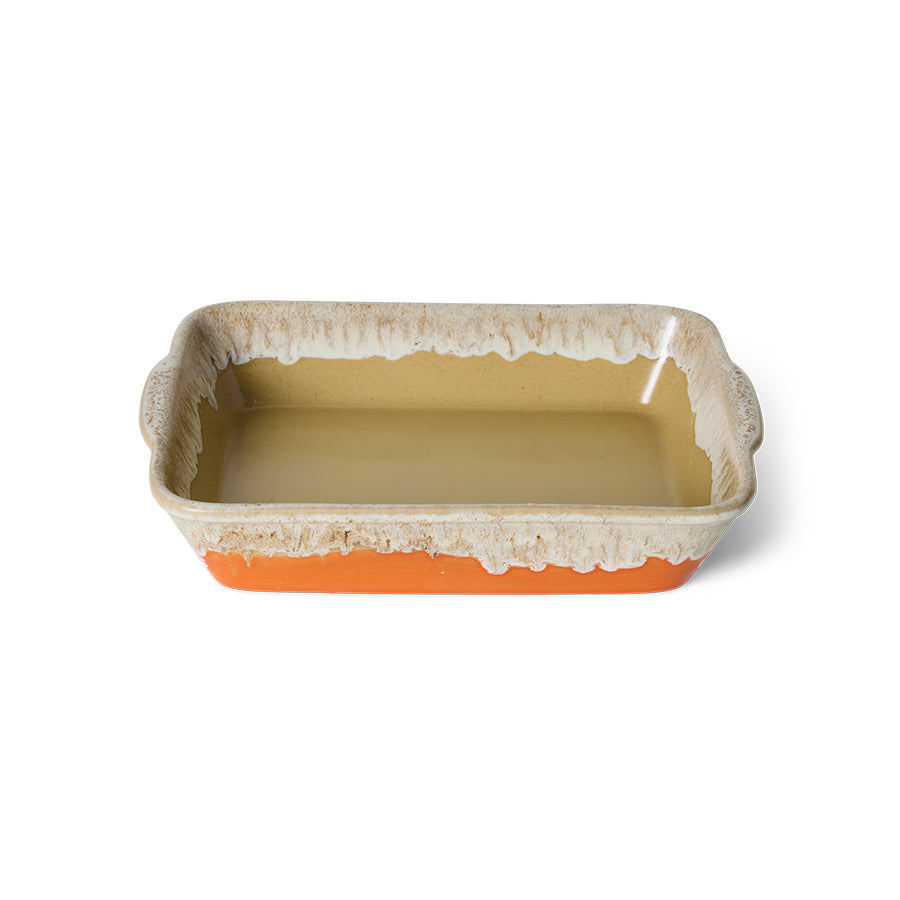 Hkliving 70s ceramics - Oven dish small, Fierce