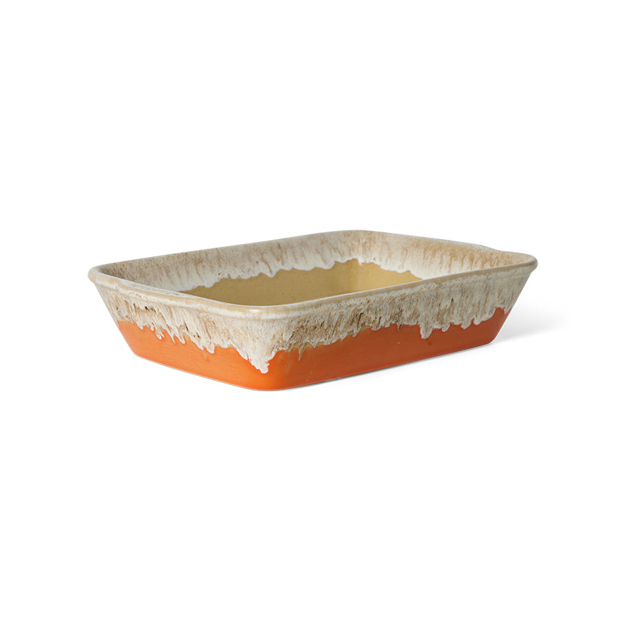 Hkliving 70s ceramics - Oven dish small, Fierce